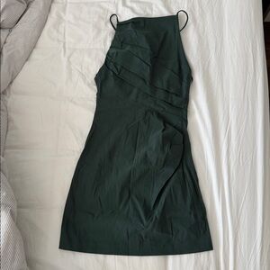 Green Sleeveless Dress